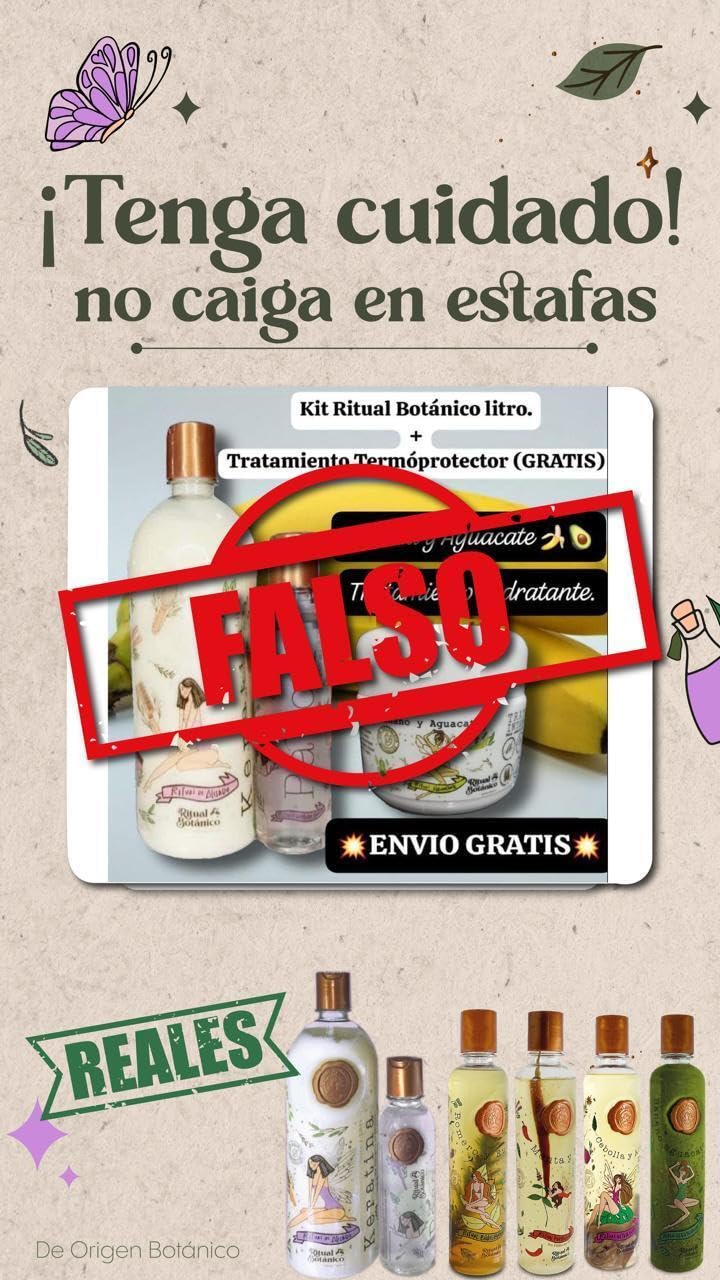 Ritual Botanico Shampoo Control Grasa, cabello más limpio y brillante tras uso regular.