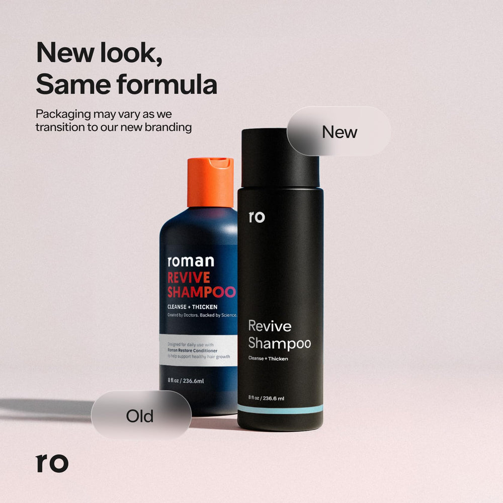 Ro Champú y Acondicionador: apariencia de cabello más grueso y saludable.