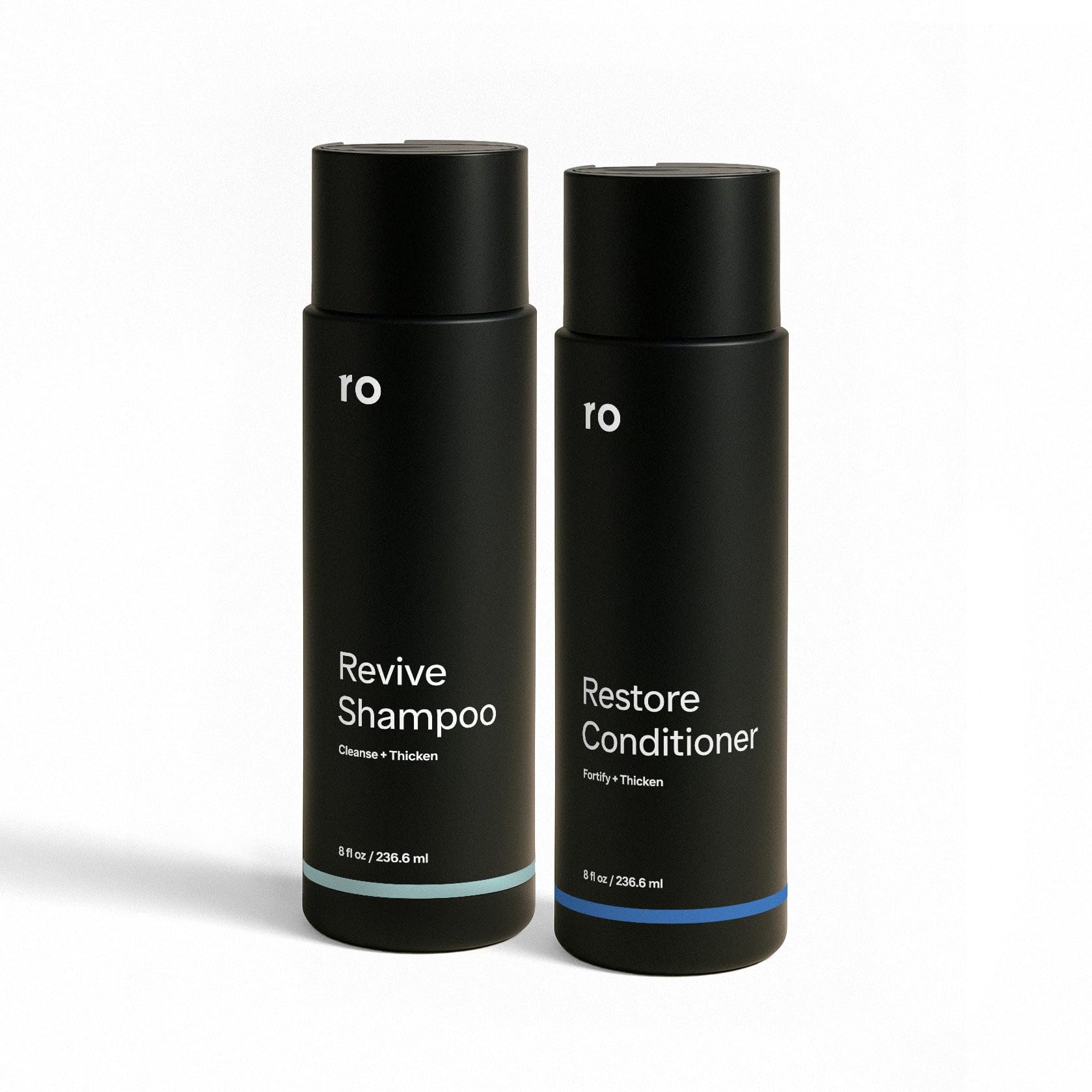 Ro Champú Revive: botella del dúo para uso diario y cabello con más volumen.