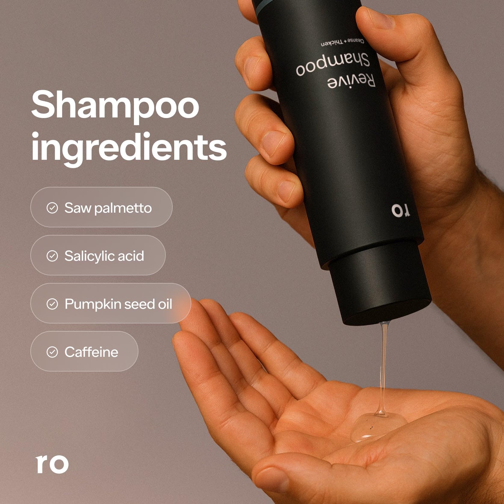 Ro Acondicionador Restore: botella con hidratación suave para el cabello.