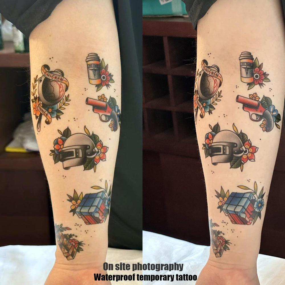 Roarhowl tatuajes retro pin-up: estilo vintage para ocasiones