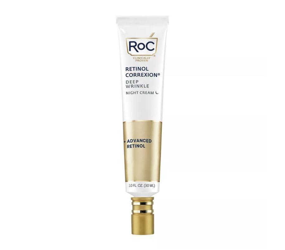 Empaque de RoC crema nocturna en caja, listo para la rutina nocturna
