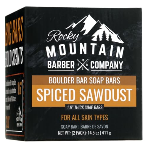 Rocky Mountain Barber Company barra gruesa de 1,6 pulgadas para ducha.