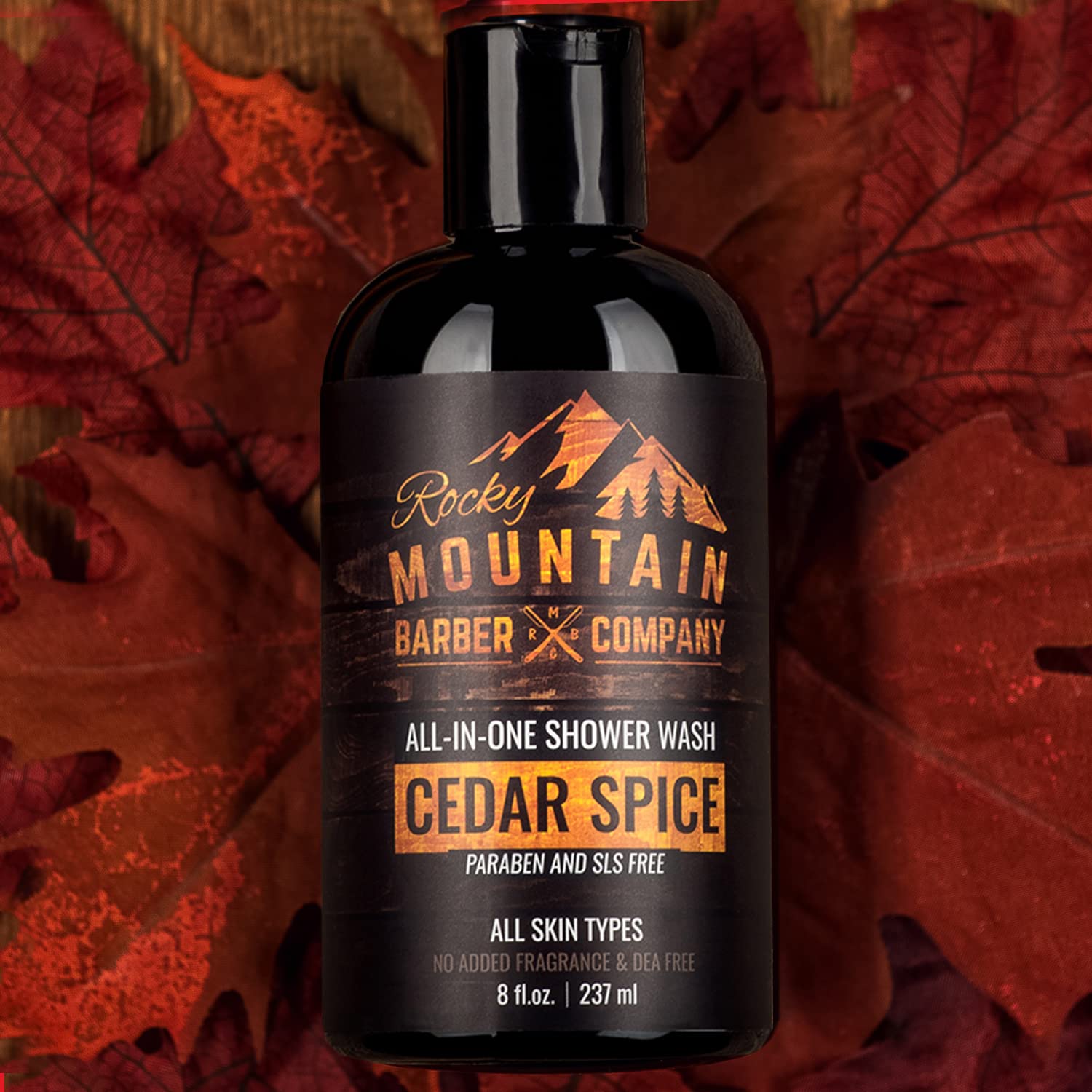 Rutina diaria simplificada con Cedar Spice Todo-en-uno de Rocky Mountain Barber Company