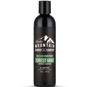 Condicionador Rocky Mountain Barber Company aroma arbol de te para cabello suave e hidratado