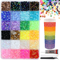 Rodaky cristales jelly resin kit para uñas, ideal para diseños brillantes.