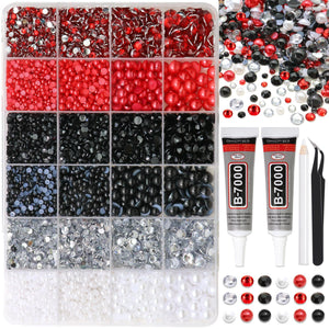 RODAKY perlas cristal planas 3-6mm para decorar manualidades brillantes