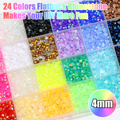 Rodaky kit decoracion con 30000 piedras AB para personalizar objetos