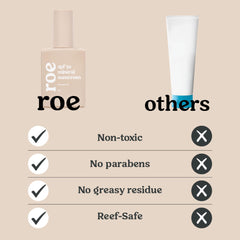 Aplicación rápida de Roe Wellness en cara y cuello del bebé.