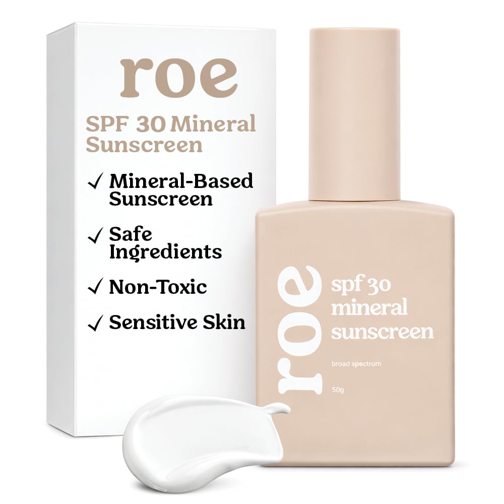 Roe Wellness protector solar mineral para bebé en envase compacto y seguro.