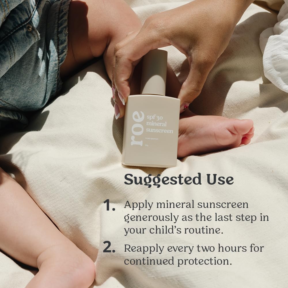 Protección en la playa con Roe Wellness sin químicos agresivos.