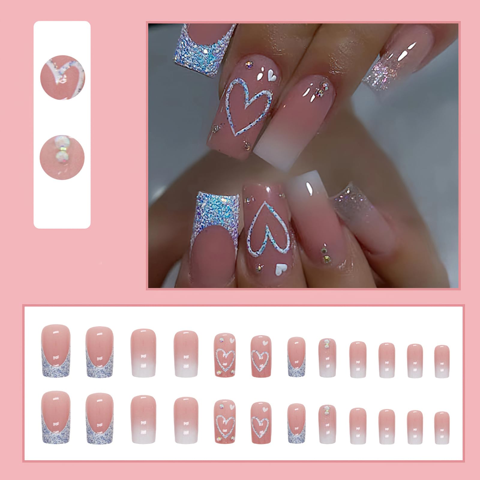 ROFIBUT pegamento jelly incluido para una aplicación rápida de uñas.
