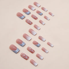 ROFIBUT uñas Frances 12 tallas diferentes para ajuste perfecto.