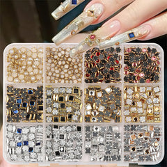 ROFIBUT charms uñas 3D lujo — brillo duradero para un look elegante.