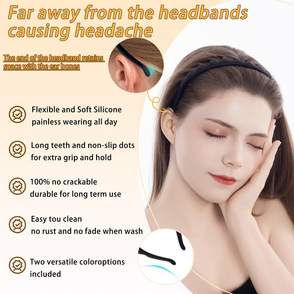 ROISDIYI diseño con dientes fija el cabello sin oprimir la cabeza.