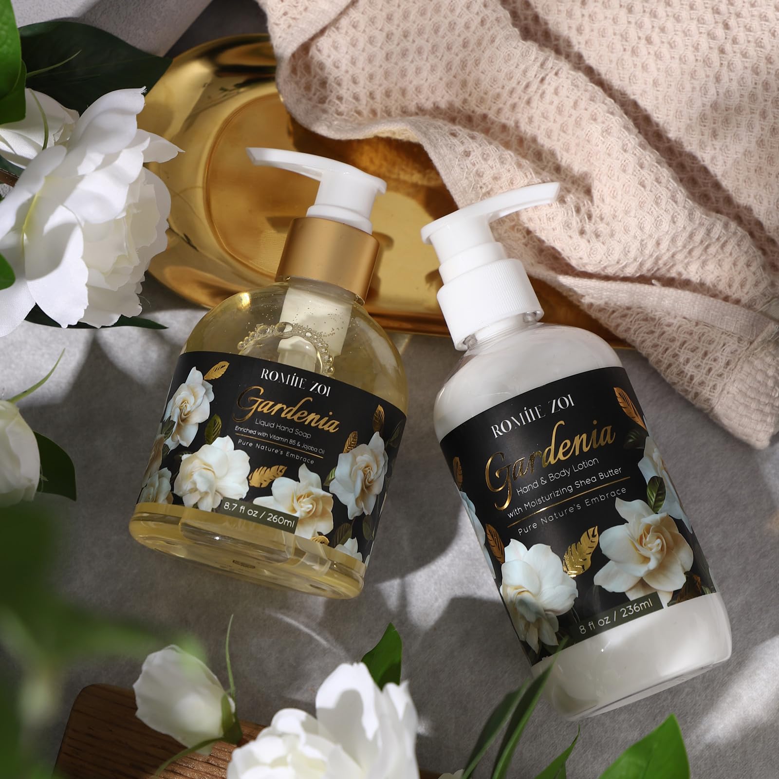 Uso diario de ROMIIE ZOI Gardenia para lavar manos con aroma agradable