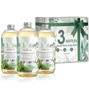 ROMIIE ZOI pack de rellenos para manos, 750 ml, ideal para cocinas y baños.