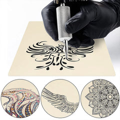 Romlon, piel de práctica tatuaje, superficie duradera para líneas y sombreado.