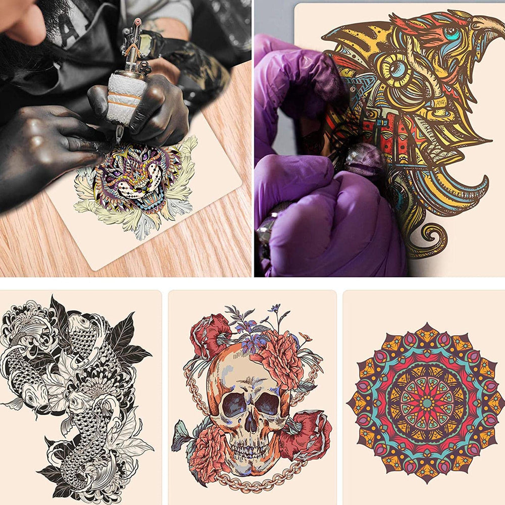 Romlon, piel de práctica tatuaje, fácil de limpiar y reutilizable.