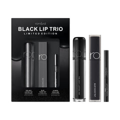 Rom&nd BESO NEGRO TRIO envase compacto para retoques diarios.