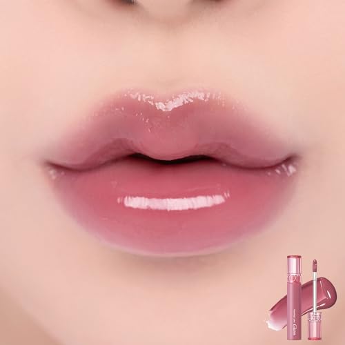 romnd glasting color gloss 04 grapy-way, textura cremosa para un acabado suave