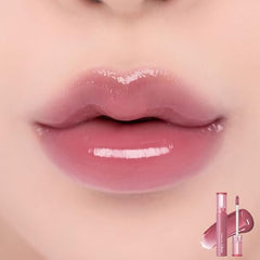 romnd glasting color gloss 04 grapy-way, textura cremosa para un acabado suave