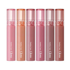 romnd glasting color gloss 04 grapy-way, tono neutro rosado favorecedor para todas las pieles