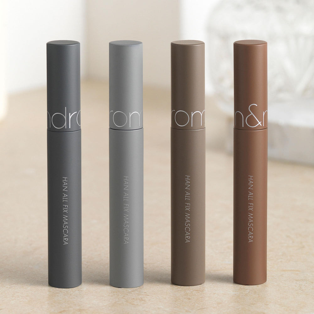 Rom&nd Han All Fix Mascara: resistencia al agua para uso diario.