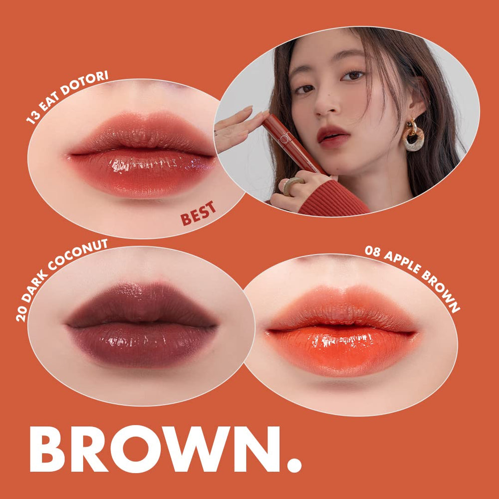 romnd figfig estilo coreano para labios de aspecto natural