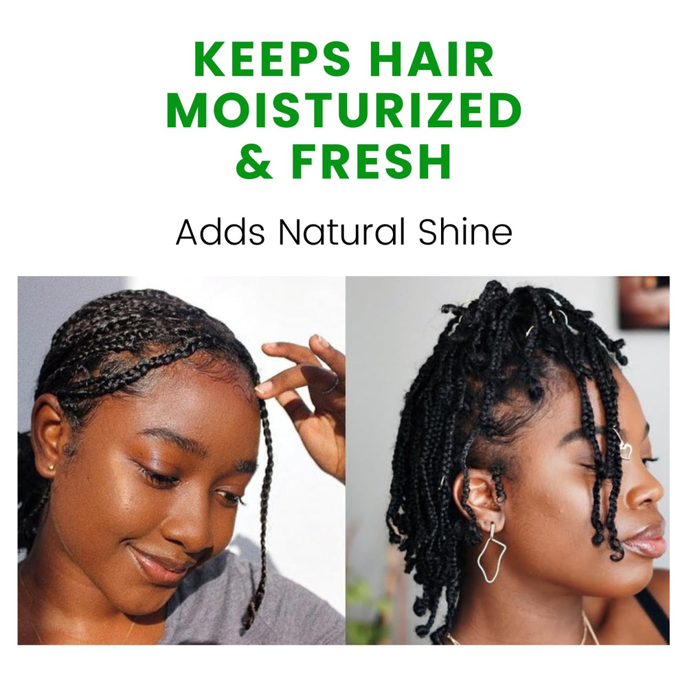 The Roots Naturelle Aplicación en trenzas con atomizador cómodo.