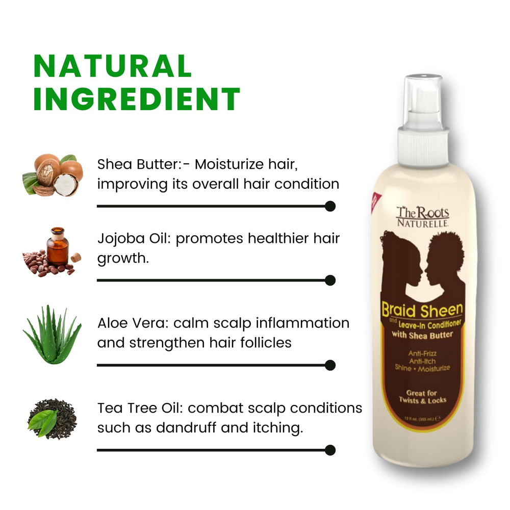 The Roots Naturelle Aroma natural en trenza para uso diario.