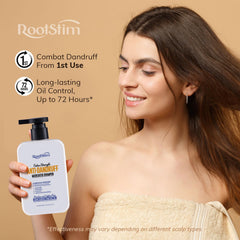 RootStim champú, aplicación mentol para alivio inmediato del picor.