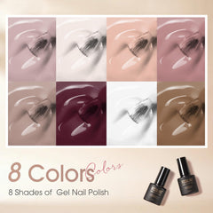 ROSALIND esmalte gel nude: aplicación suave y precisa para uñas limpias