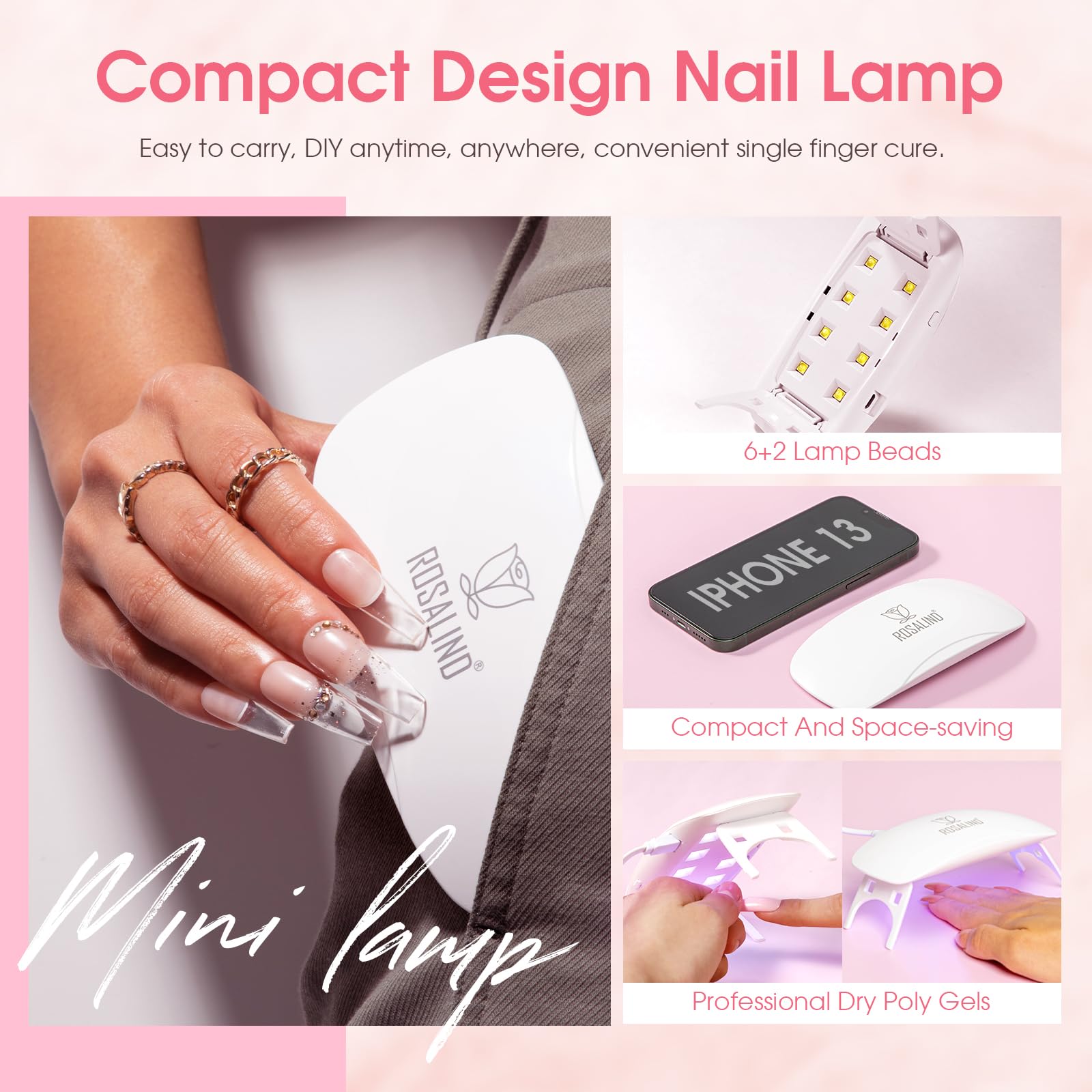 ROSALIND formas duales para uñas con acabado natural o decorado