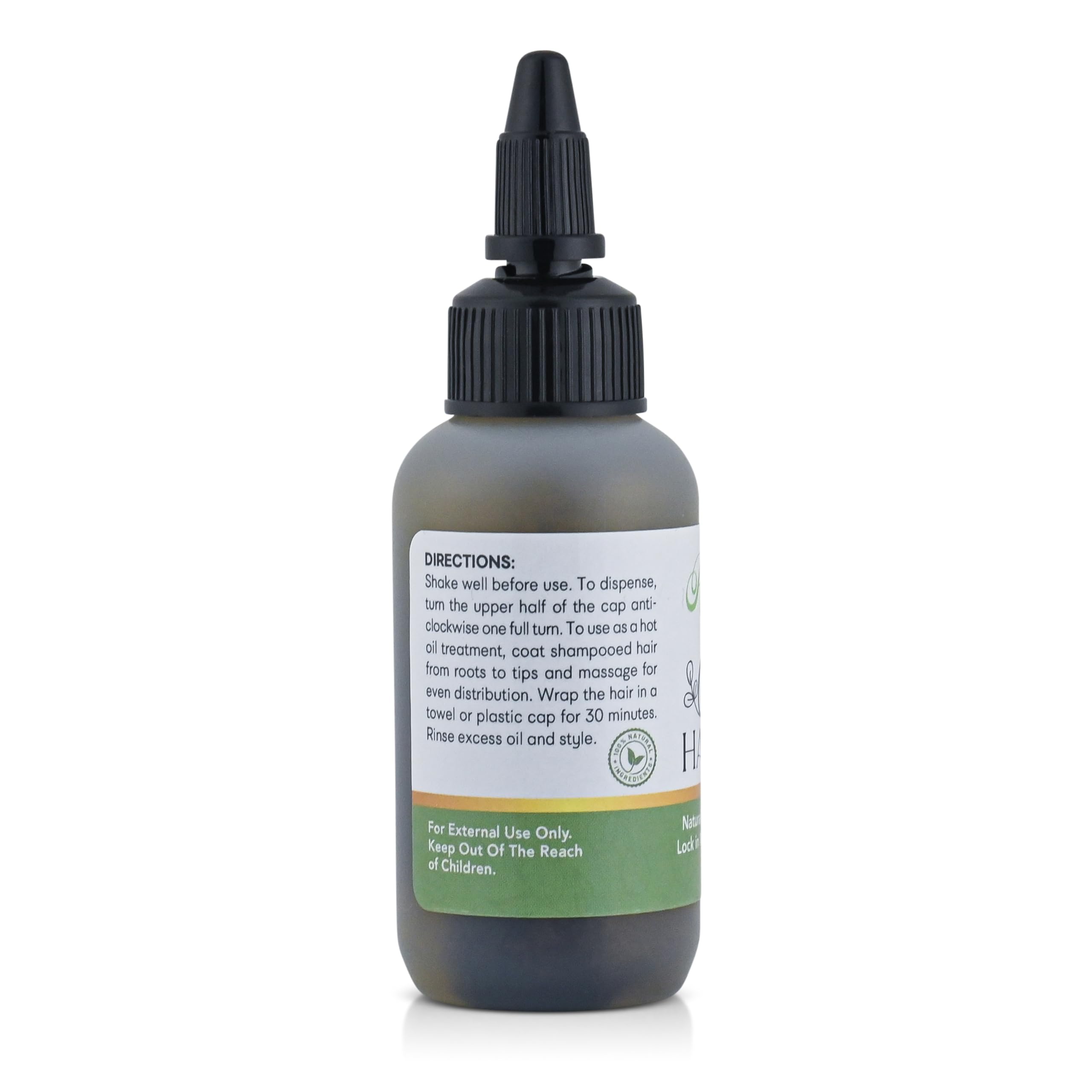Roselle Naturals Chebe Oil facilita el masaje capilar relajante.