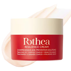 Rothea Crema Resiliencia, textura sedosa para hidratación suave durante el día.