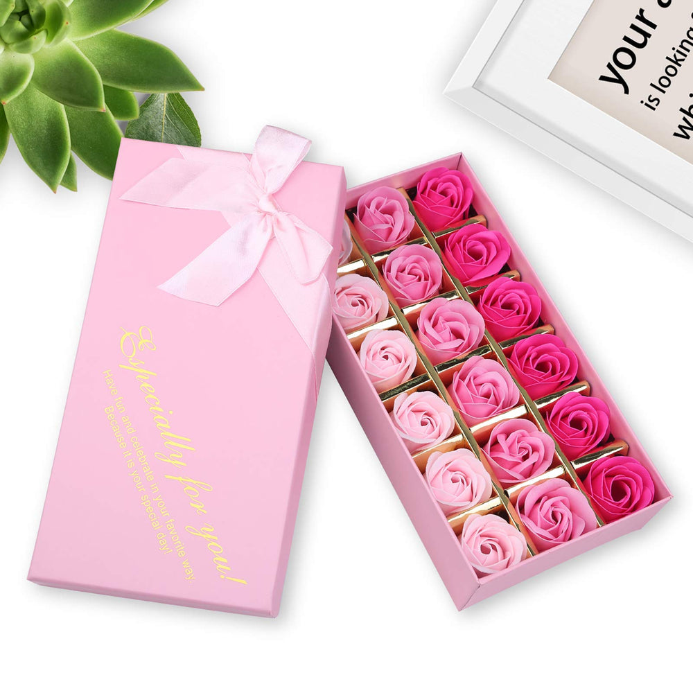 Rotumaty caja-regalo 18-rosas jabón, presentación lista para sorprender.