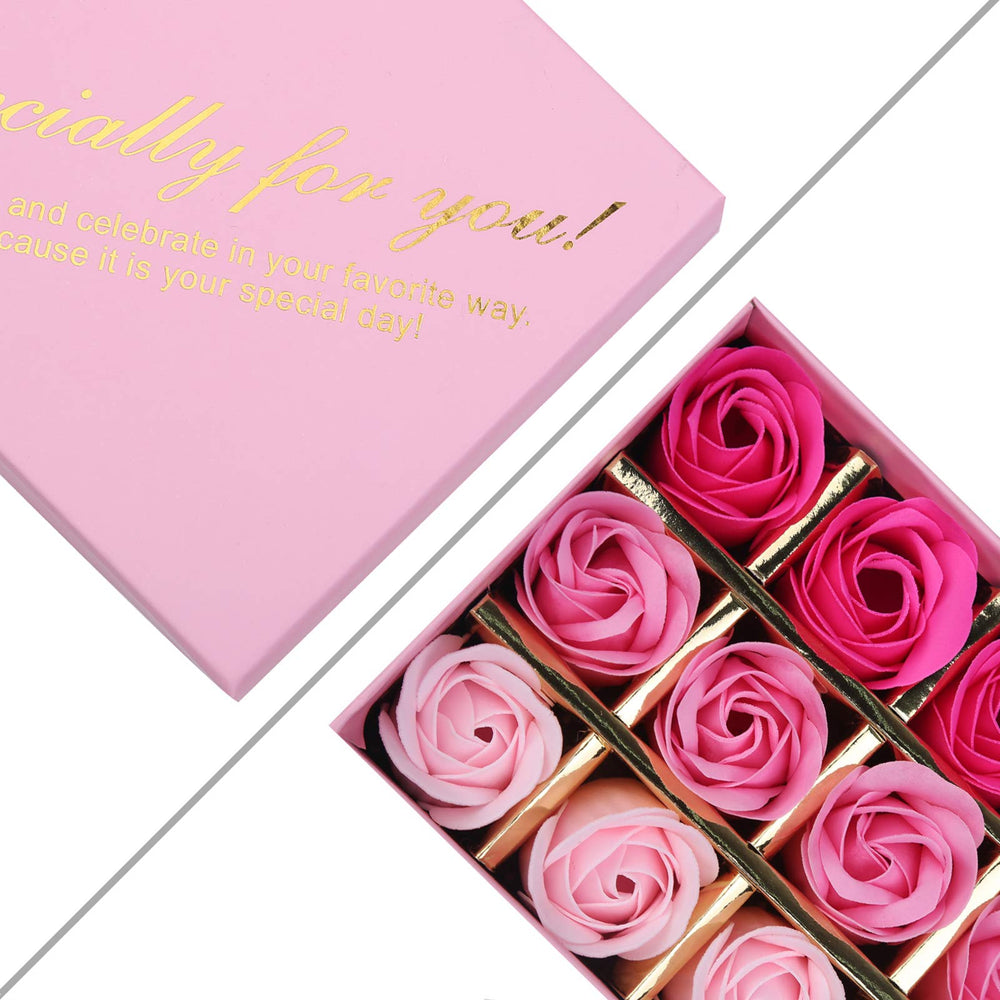 Rotumaty rosas-jabon-regalo, ideal como detalle romántico en la caja regalo.