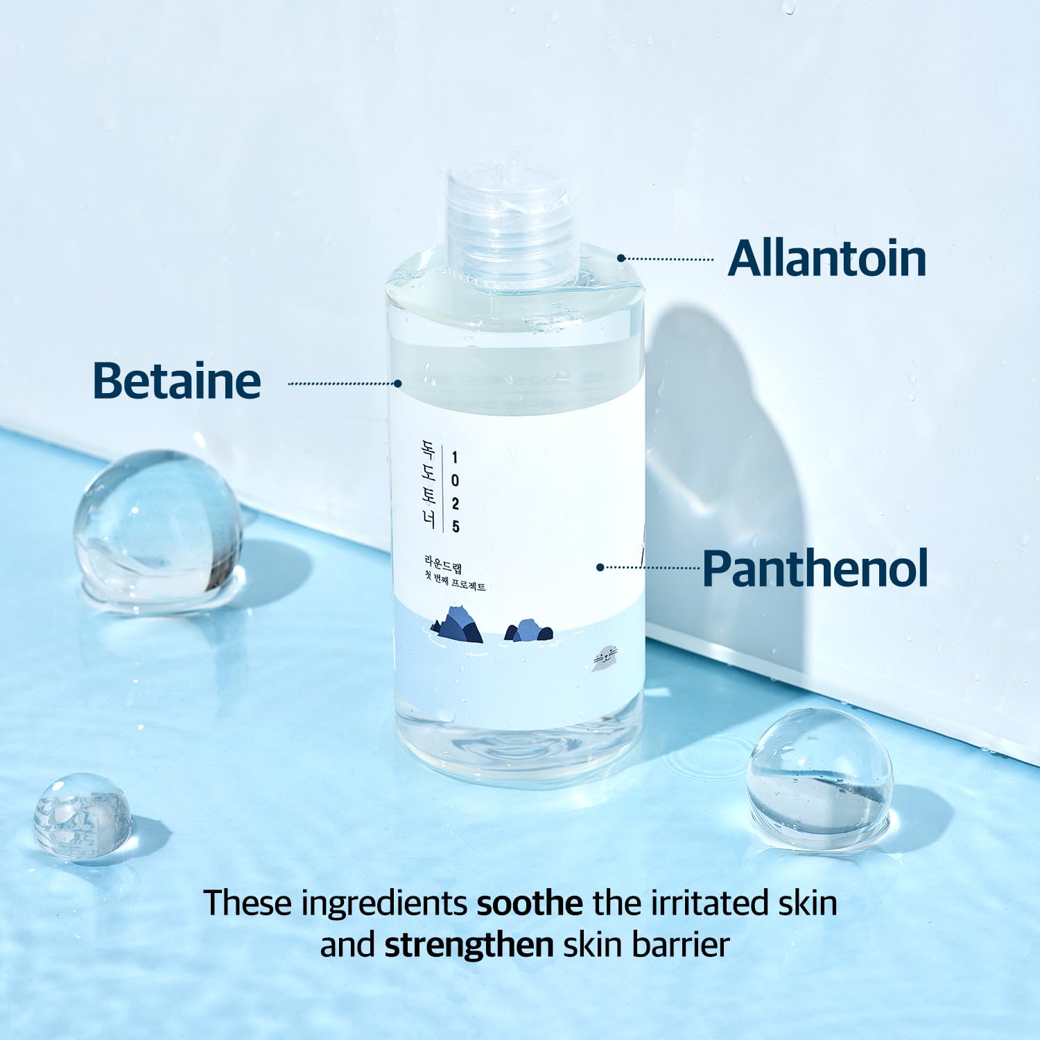 ROUND LAB Dokdo Toner exfoliación suave para piel sensible