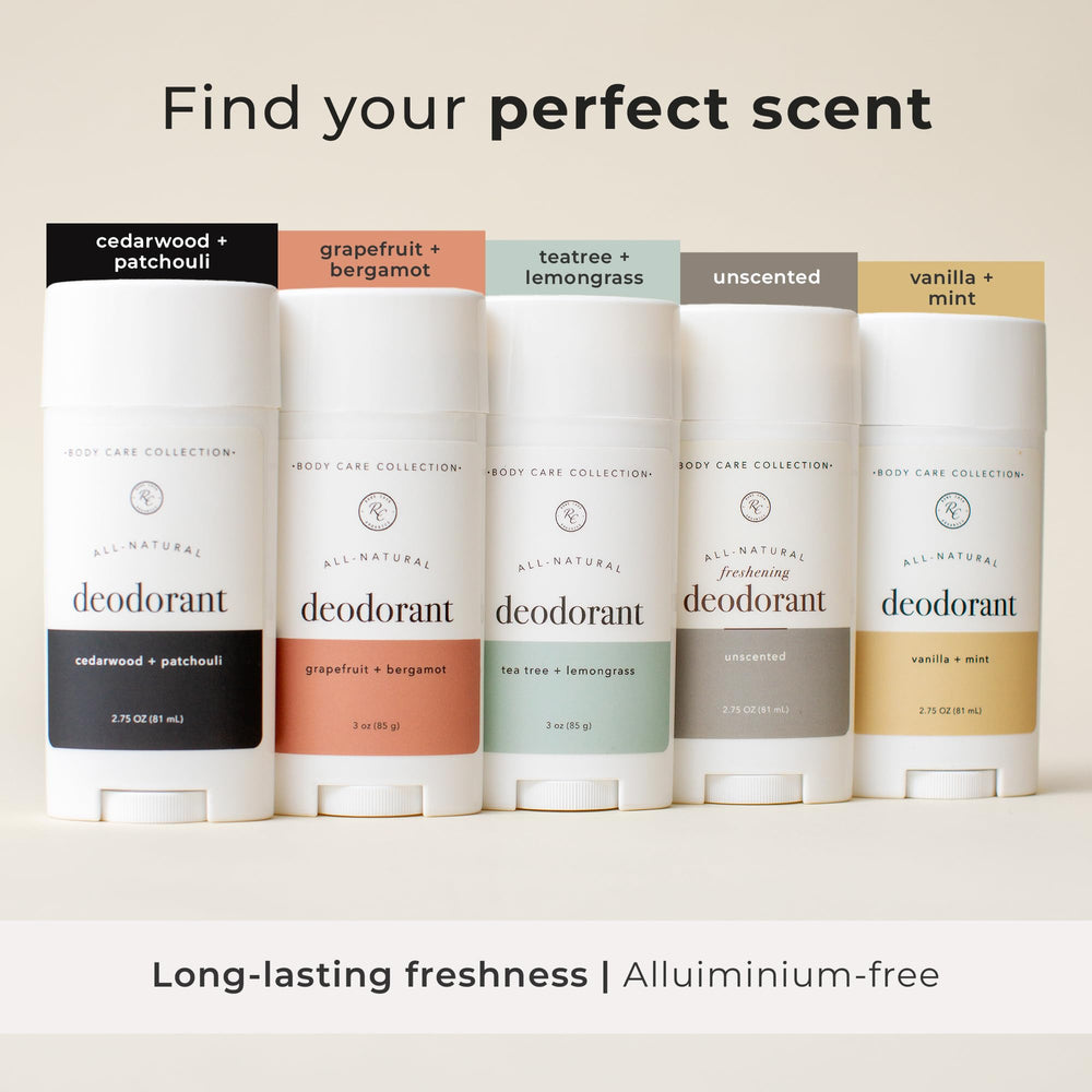 Desodorante Rowe Casa Organics para hombres y mujeres, uso diario suave.