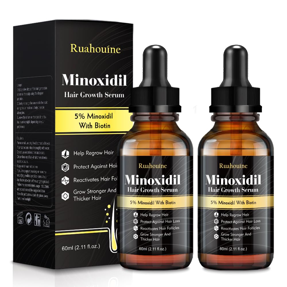 Ruahouine serum crecimiento capilar, frasco 01, favorece un aspecto más abundante