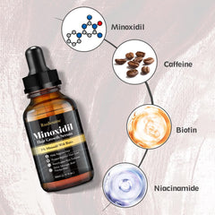 Ruahouine serum crecimiento capilar, frasco 02, cabello más denso y nutrido