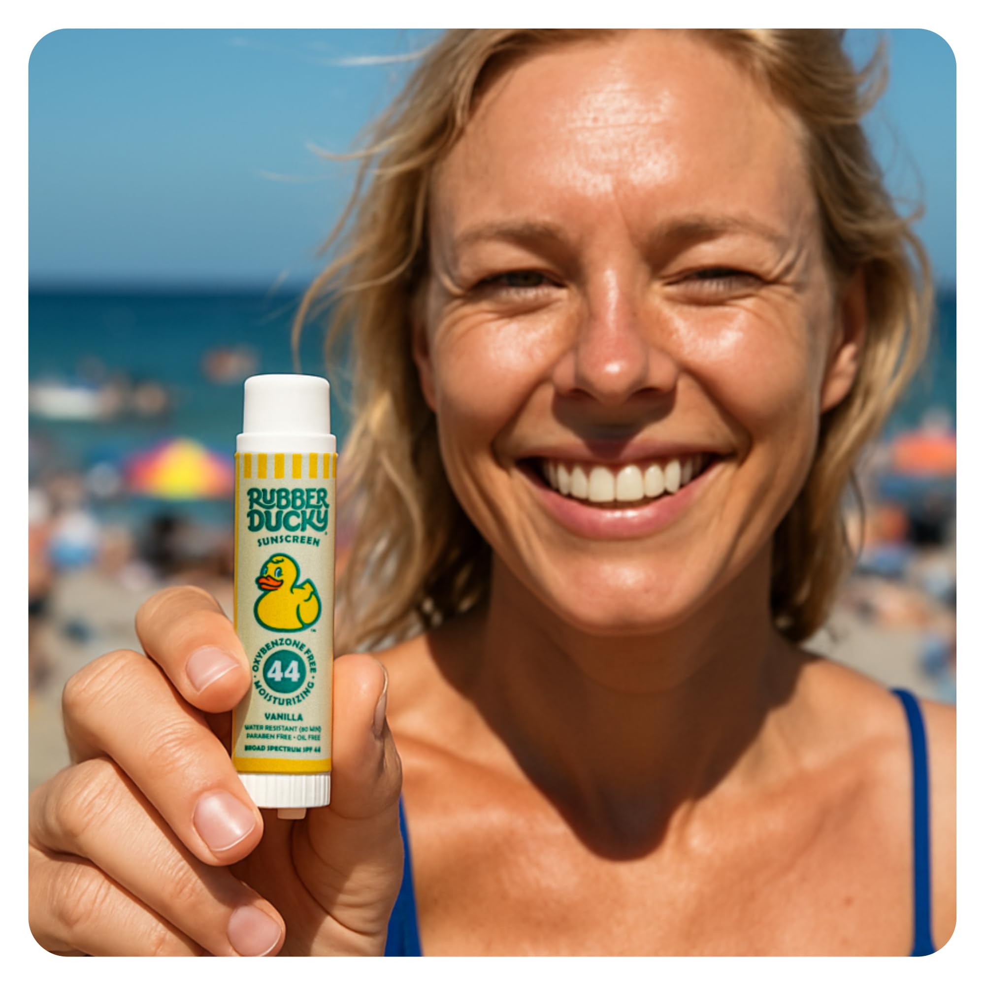 Bálsamo labial Rubber Ducky uso diario para labios protegidos