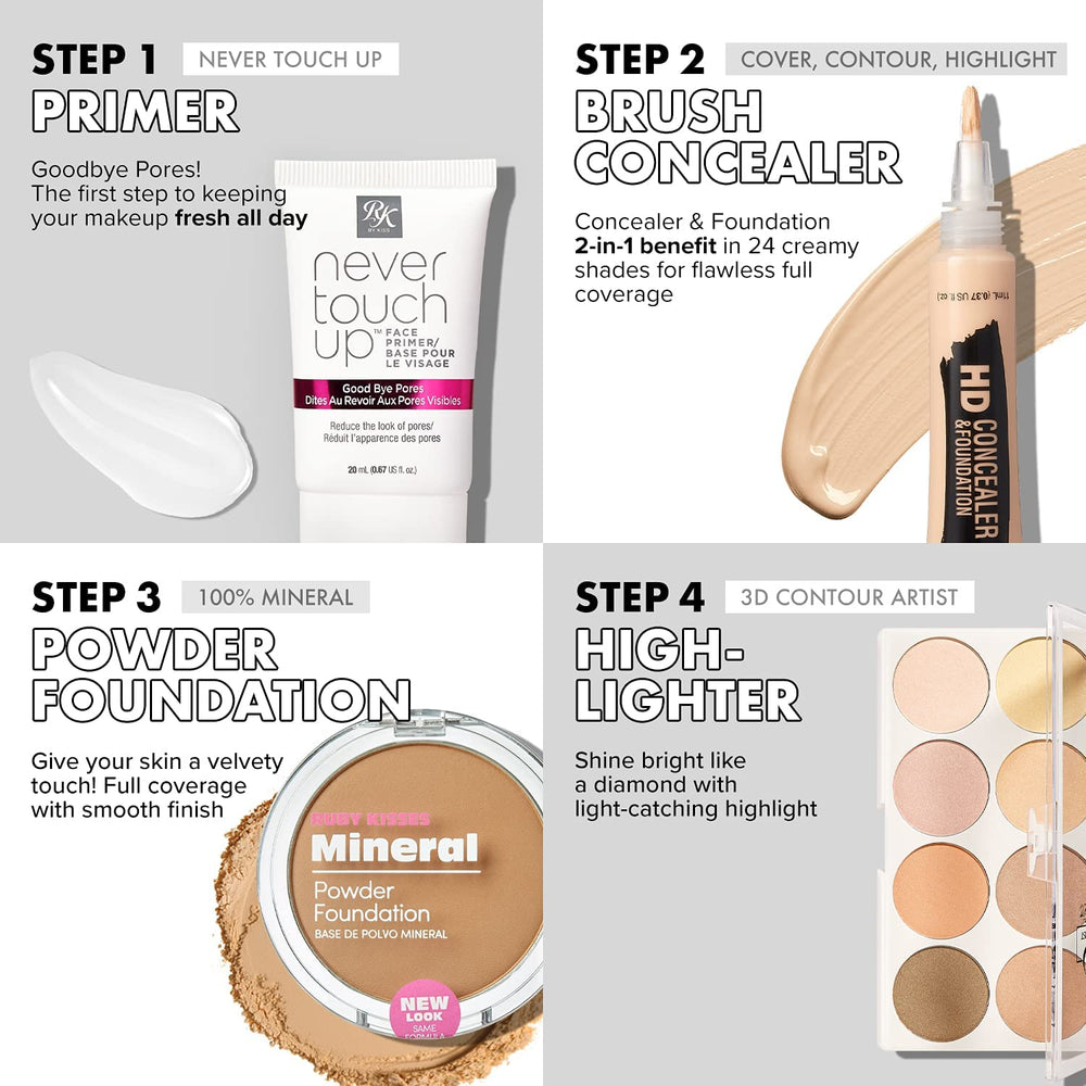 Acabado natural gracias a la fórmula suave de Ruby Kisses 3D Contour