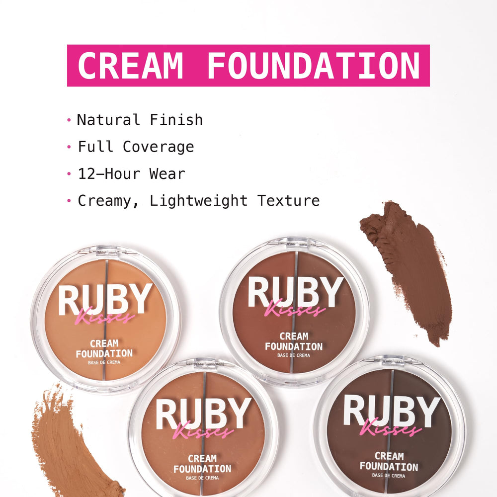 Ruby Kisses 3D Face Creator acabado semi-mate para piel fresca y natural