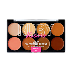 Ruby Kisses 3D Face Creator: base crema suave para cobertura uniforme