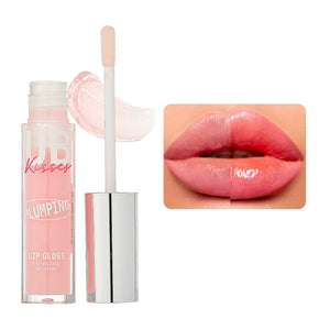 Ruby Kisses: voluminizador en rosa glaciar para labios más llenos y brillantes.