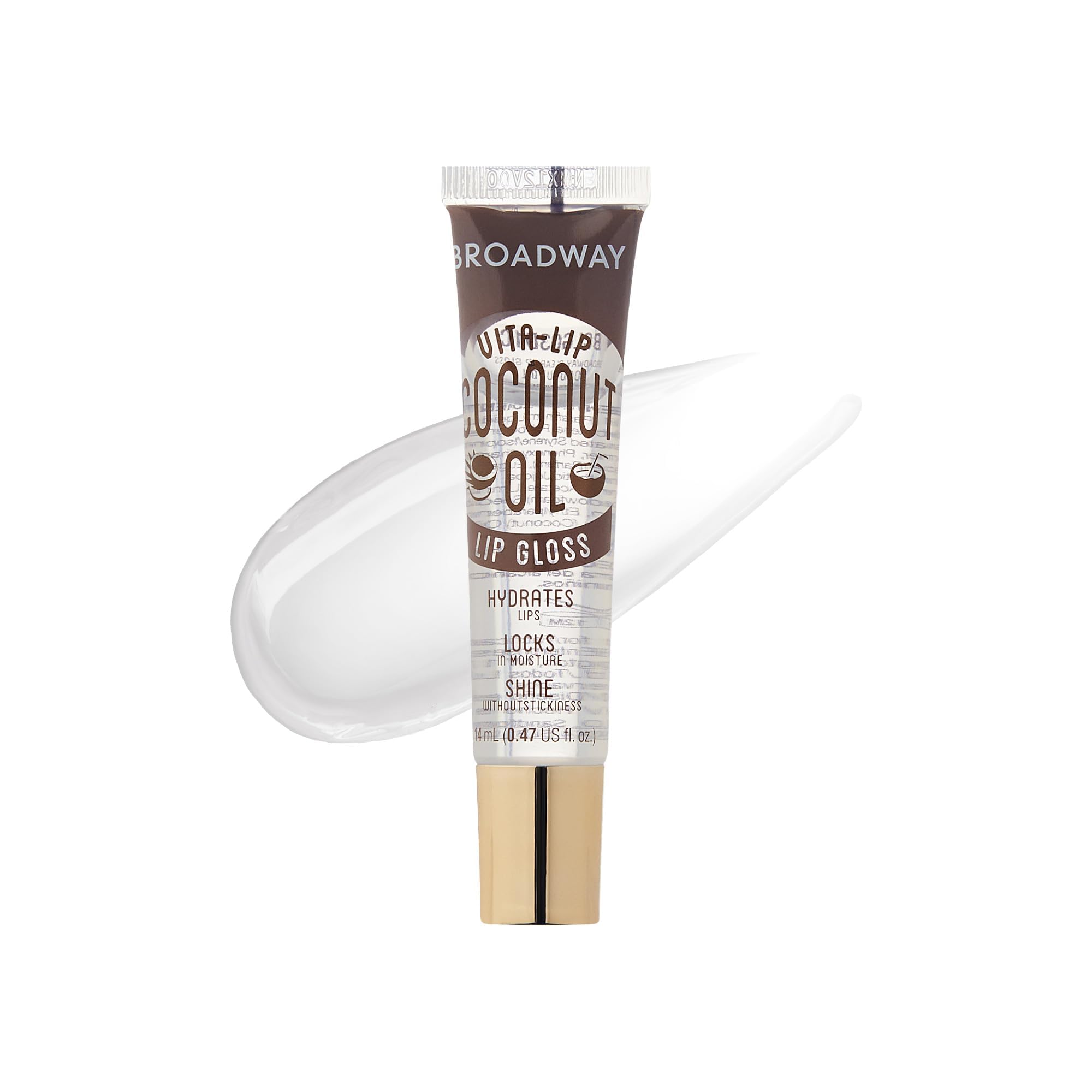 Ruby Kisses Broadway Vita-Lip acabado ligero y no pegajoso para labios sensibles.