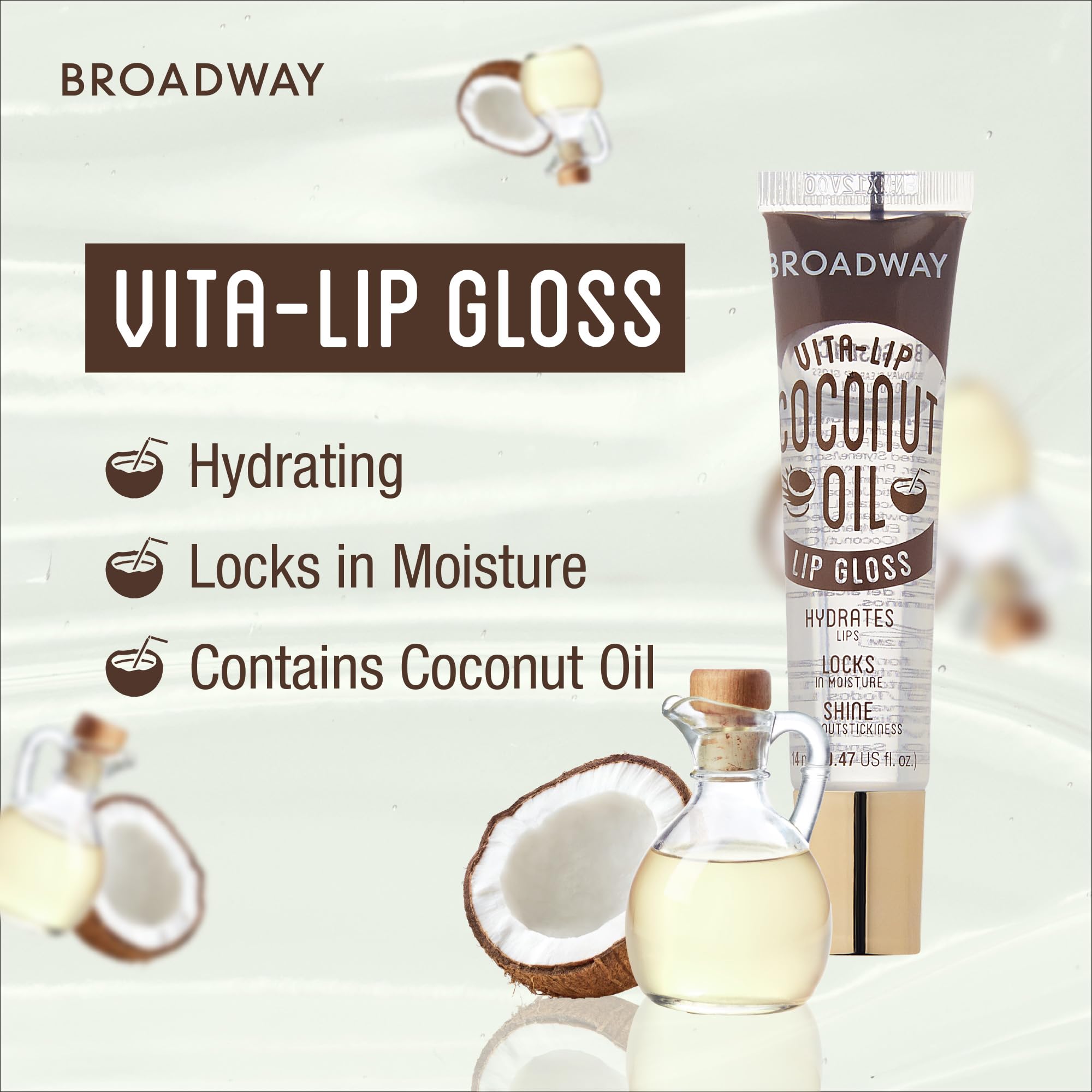 Aplicador suave de Ruby Kisses Broadway Vita-Lip para una aplicación uniforme