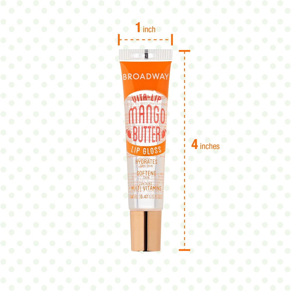 Ruby Kisses Broadway Vita-Lip brillo labial seguro para labios sensibles